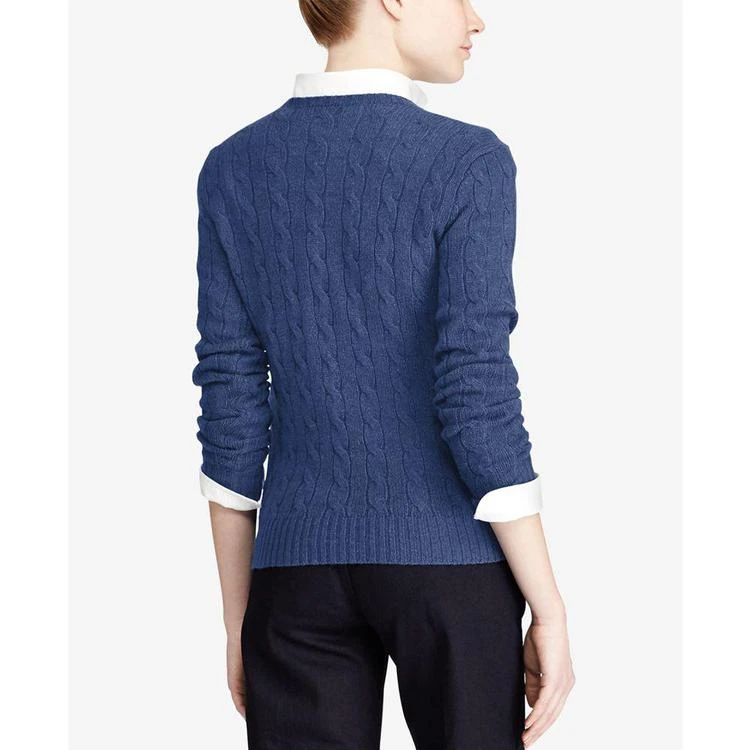 Cable Crew-Neck Wool/Cashmere Blend Sweater 商品