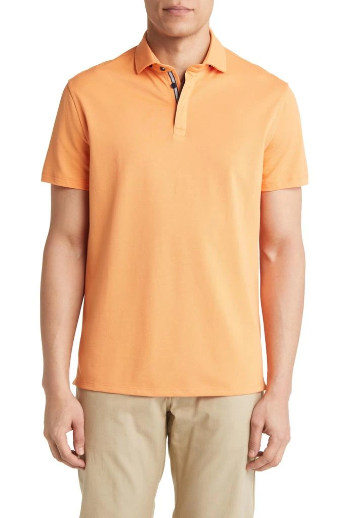 商品Stone Rose|Performance Cotton Piqué Polo,价格¥287,第1张图片
