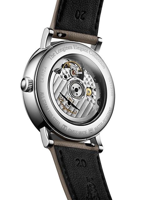 Elegant 39MM Stainless Steel Automatic Watch商品第4张图片规格展示