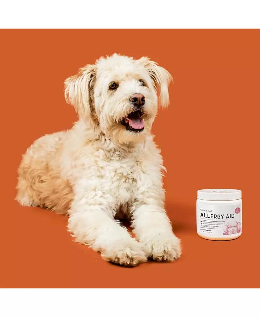 商品Chew + Heal|MaxProtect Allergy Aid with Antioxidants, Dog Supplement & Multivitamin - 210 Delicious Total Chews,价格¥298,第2张图片详细描述