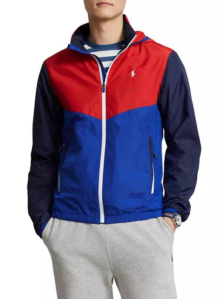 商品Ralph Lauren|Colorblock Ripstop Windbreaker Jacket,价格¥1486,第3张图片详细描述
