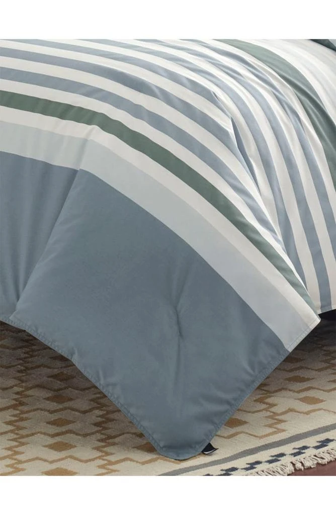 商品Nautica|Lansier Grey Stripe Cotton Comforter Set,价格¥1227,第3张图片详细描述