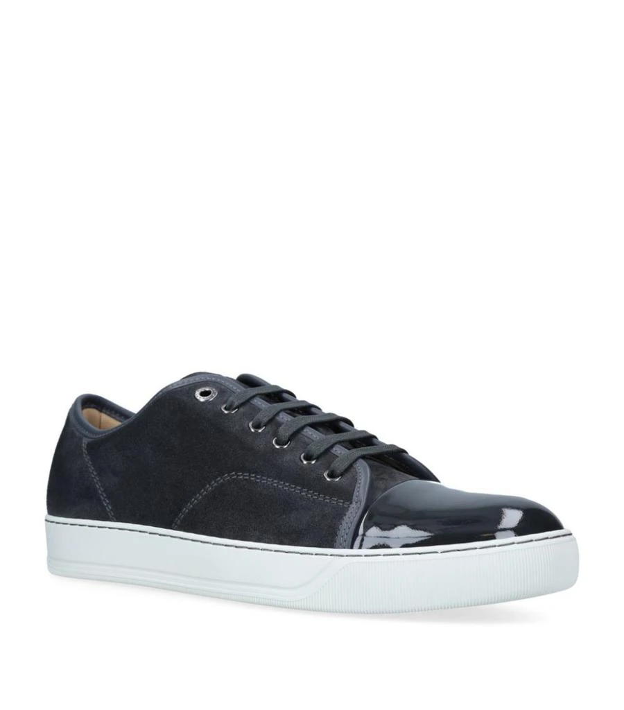 商品Lanvin|Suede Patent Toe Cap Sneakers,价格¥3882,第1张图片