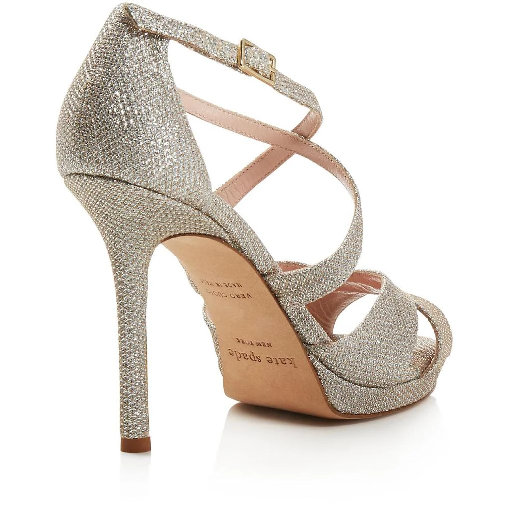 商品Kate Spade|Kate Spade New York Womens Frances Metallic Ankle Strap Heels,价格¥292,第3张图片详细描述