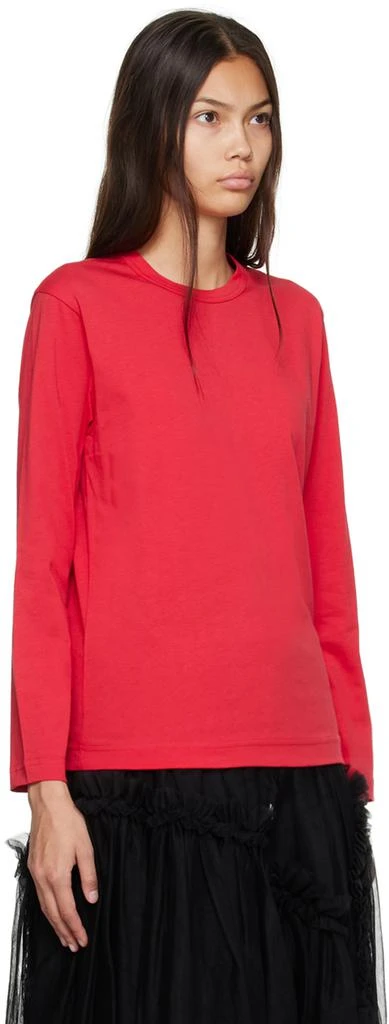 商品Comme des Garcons|Red Printed Long Sleeve T-Shirt,价格¥297,第2张图片详细描述