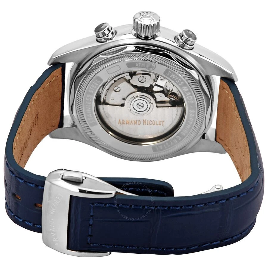 商品Armand Nicolet|MH2 Chronograph Automatic Dark Blue Dial Men's Watch A647A-BU-P840BU2,价格¥10266,第3张图片详细描述