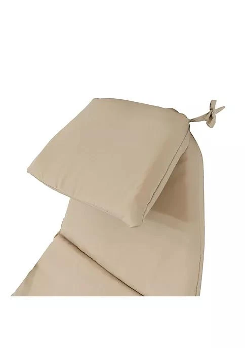 商品belk|Decor Outdoor Hanging Lounger Replacement Cushion And Umbrella   Beige,价格¥1087,第3张图片详细描述
