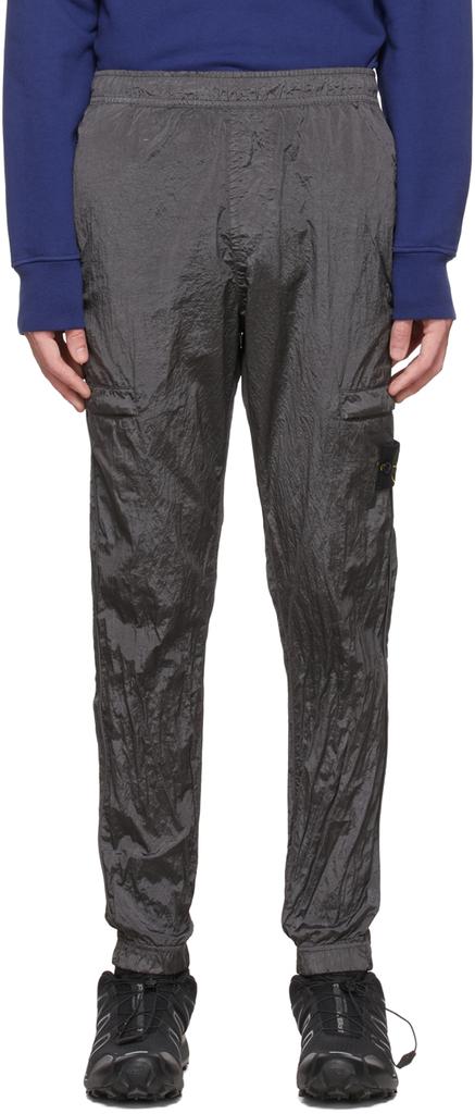 男式 尼龙长裤 灰色商品第1张图片规格展示