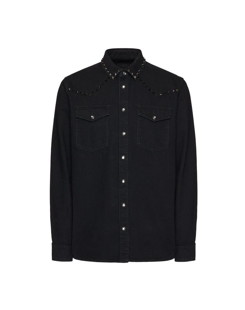 商品Valentino|CAMICIA DENIM CON BORCHIE,价格¥7017,第1张图片