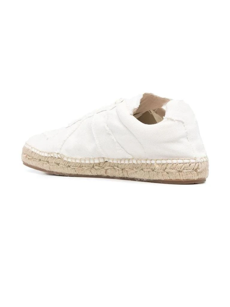 商品MAISON MARGIELA|Maison Margiela White Canvas Replica Espadrilles,价格¥2676,第3张图片详细描述