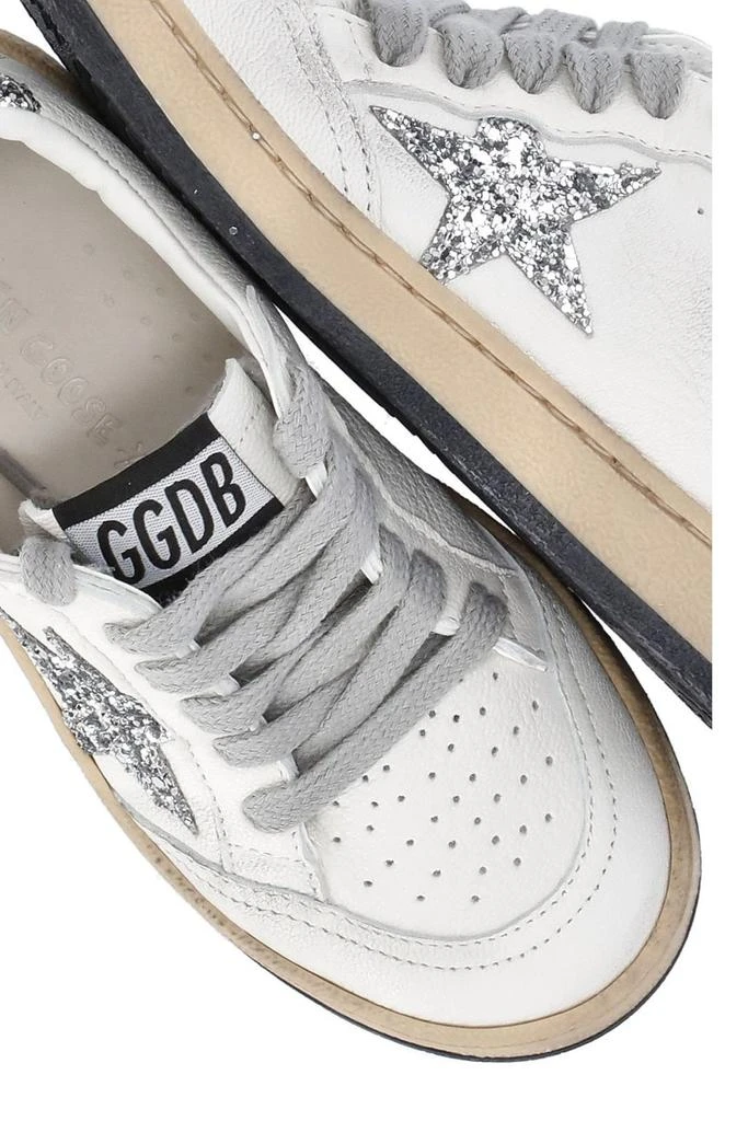 商品Golden Goose|Golden Goose Kids Ball Star Round Toe Sneakers,价格¥1138,第5张图片详细描述