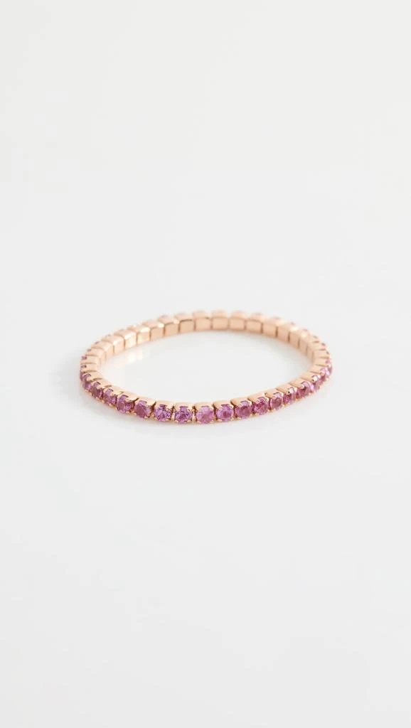 商品SHAY|SHAY 18k 粉色蓝宝石螺纹戒指,价格¥5881,第2张图片详细描述