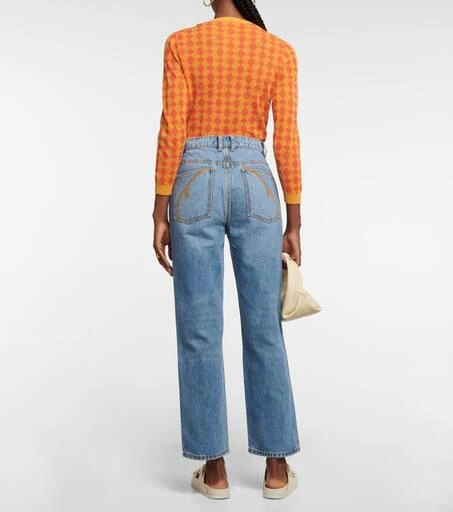 商品Tory Burch|高腰直筒牛仔裤,价格¥1731,第3张图片详细描述