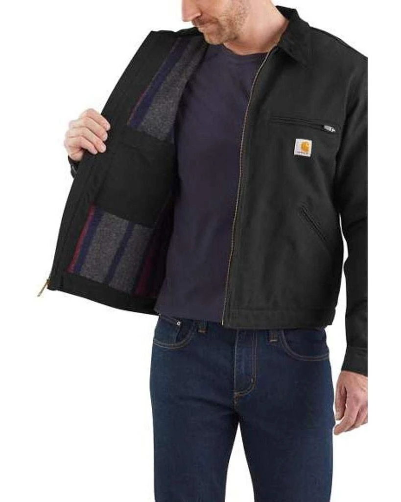 商品Carhartt|Carhartt Men's Relaxed Fit Duck Blanket-Lined Detroit Jacket,价格¥918,第4张图片详细描述