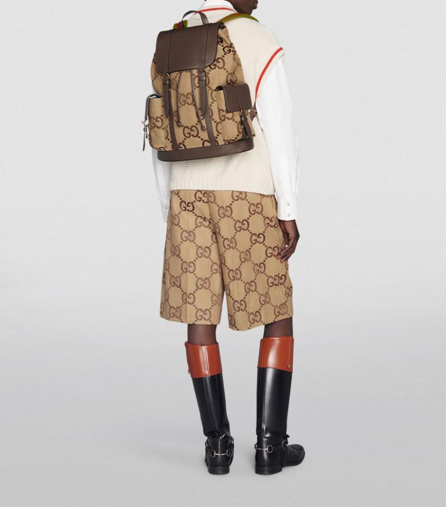 商品Gucci|Original GG Canvas Backpack,价格¥16452,第4张图片详细描述