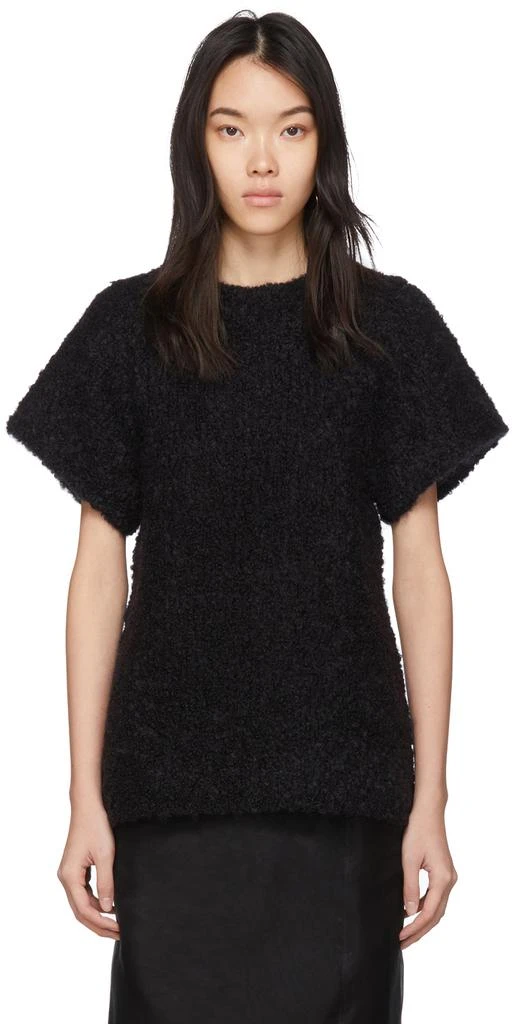 商品Totême|Black Bouclé Espera T-Shirt,价格¥2271,第1张图片