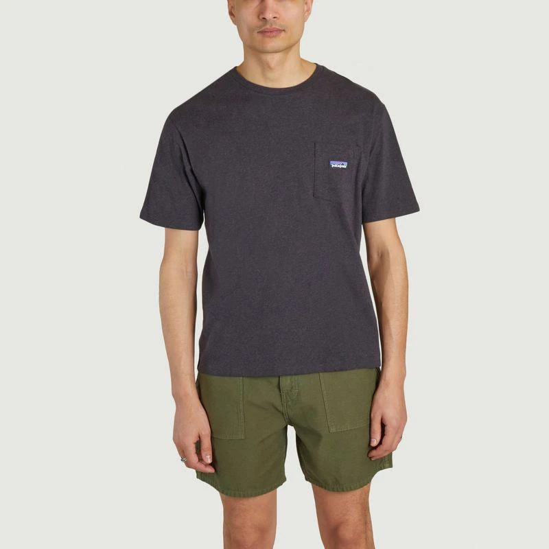 商品Patagonia|Straight T-shirt with pocket Ink black PATAGONIA,价格¥362,第1张图片