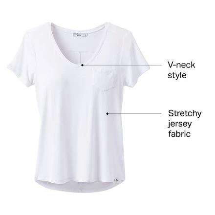 商品Prana|Foundation Short-Sleeve Shirt - Women's,价格¥162,第2张图片详细描述