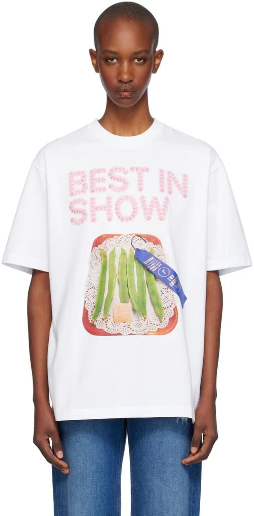 商品JW Anderson|White 'Best In Show' T-shirt,价格¥1233,第1张图片