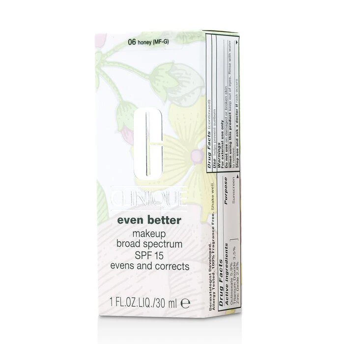 商品Clinique|Clinique 匀净粉底液SPF15 - # 06/ CN58 Honey -06/ CN58 Honey(30ml/1oz),价格¥406,第3张图片详细描述