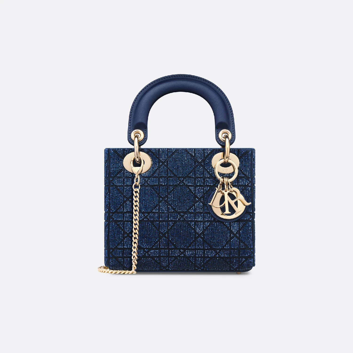 商品Dior|【预售】 迪奥 25春夏 女士 单肩包 Sac Lady Dior Mini M0505OIBE_M66B ,价格¥44617,第1张图片
