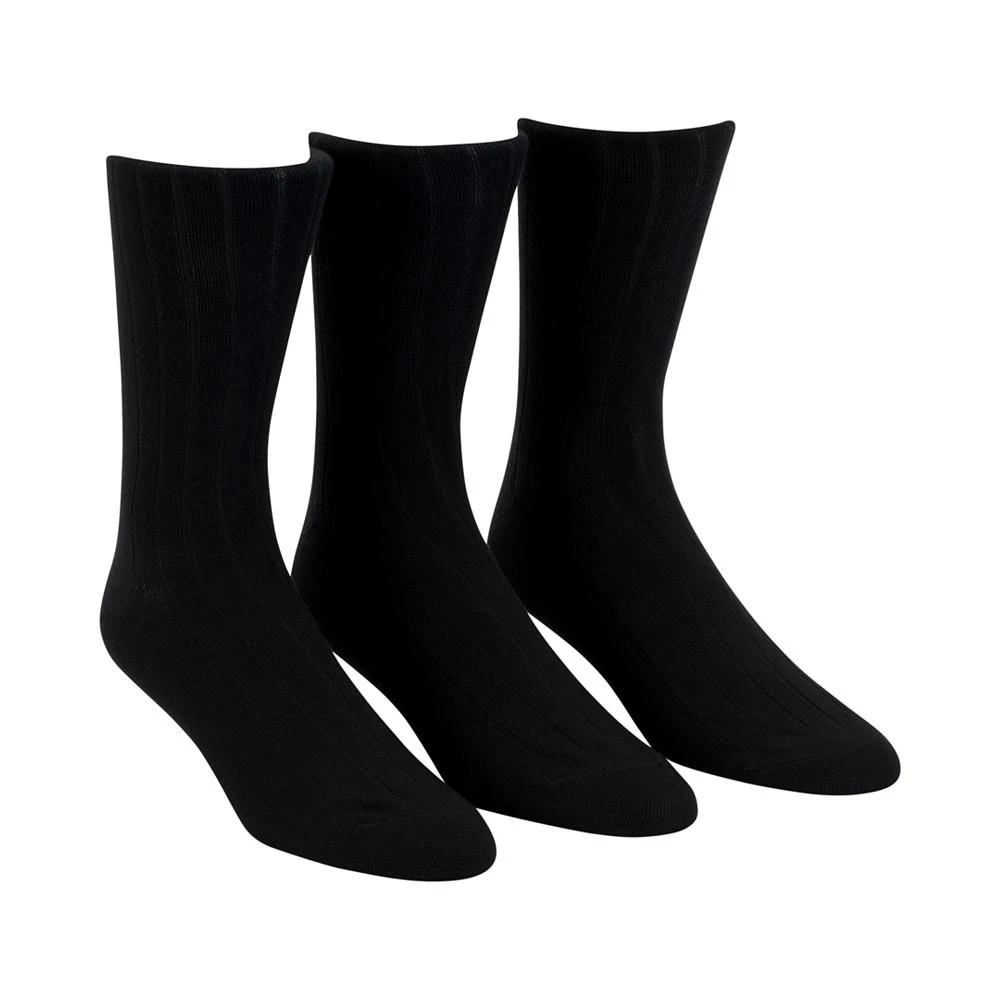 商品Calvin Klein|Men's 3-Pack Soft Touch Ribbed Socks,价格¥102,第1张图片