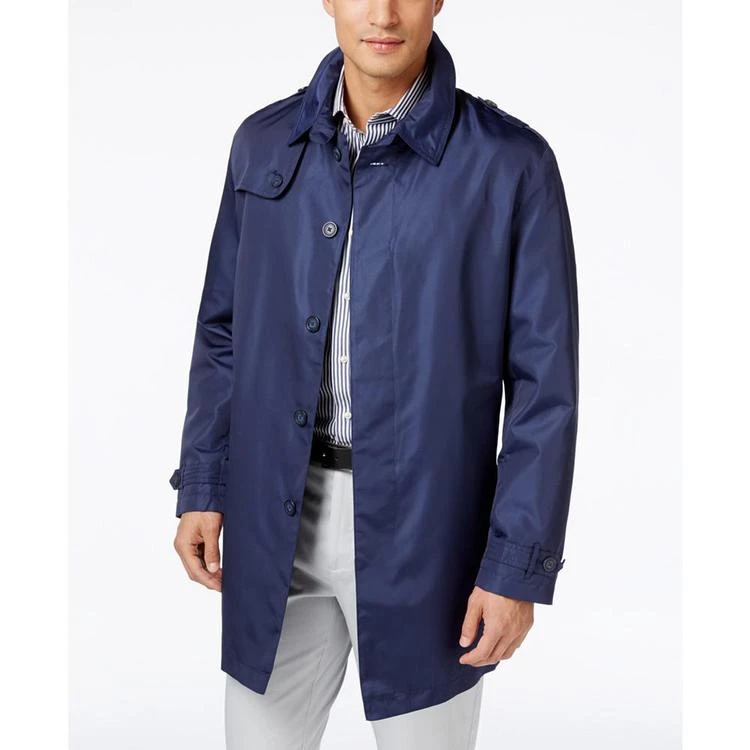商品Tommy Hilfiger|Tommy Hilfiger Men's Fletch Solid 防雨大衣,价格¥648,第1张图片