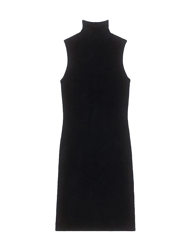 商品Theory|Micro Velvet Turtleneck Sheath Dress,价格¥958,第1张图片