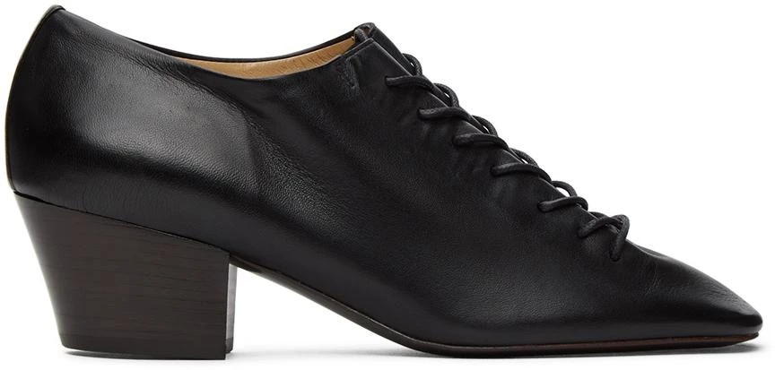 商品Lemaire|Black Heeled Derbys,价格¥2529,第1张图片