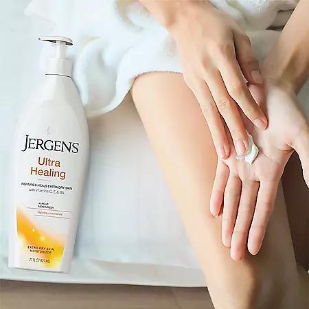 商品Jergens|Ultra Healing 超滋润身体乳(21 fl. oz.两只&3 oz.1支),价格¥67,第5张图片详细描述