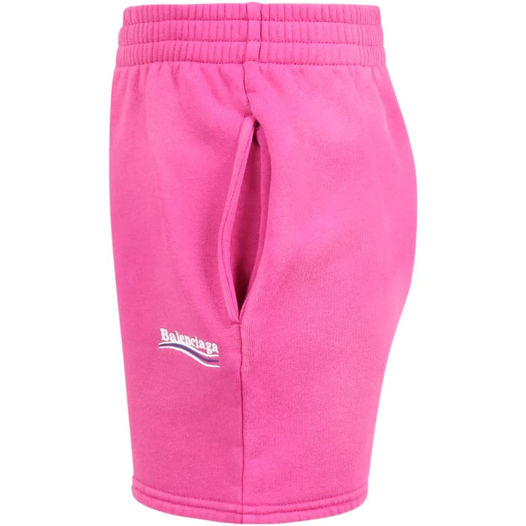 商品Balenciaga|Fuchsia Short For Kids With Logo,价格¥1187,第2张图片详细描述