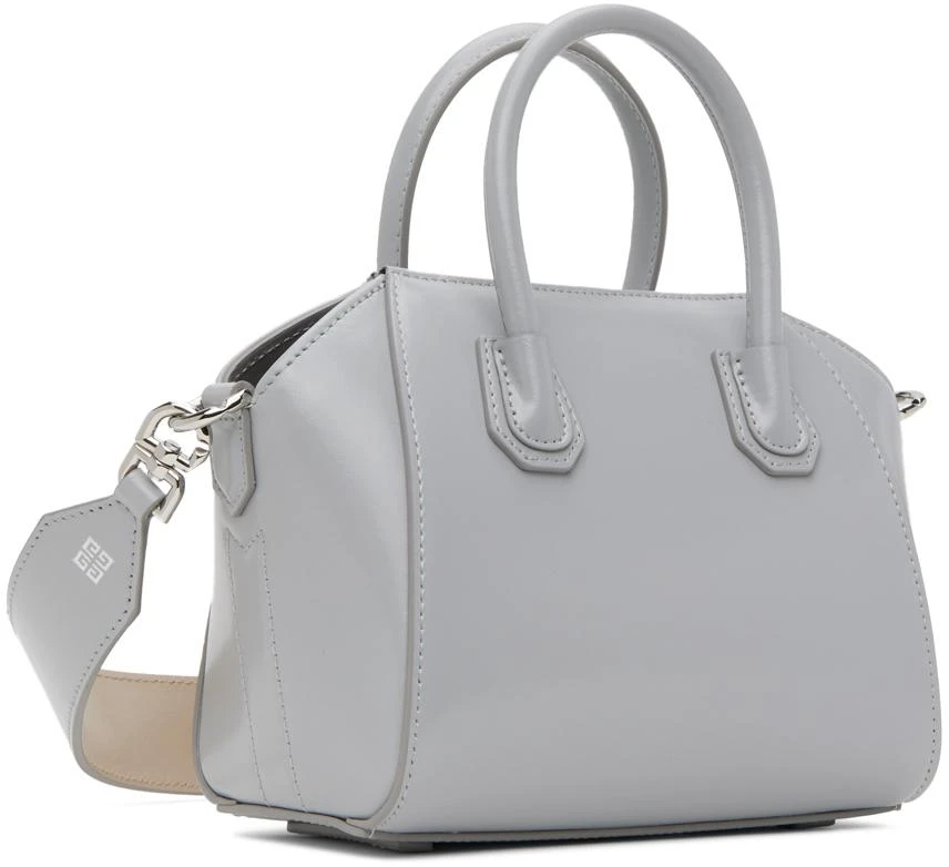 商品Givenchy|Gray Mini Antigona Toy Bag,价格¥13038,第3张图片详细描述