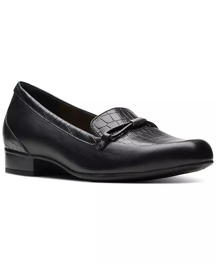 商品Clarks|Women's Juliet Shine Slip-On Loafers,价格¥405,第1张图片