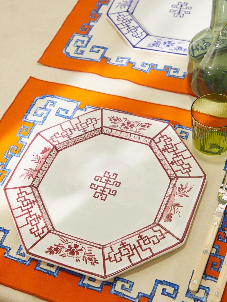 商品Gergei Erdei|Giardino hand-painted ceramic dinner plate,价格¥520,第2张图片详细描述