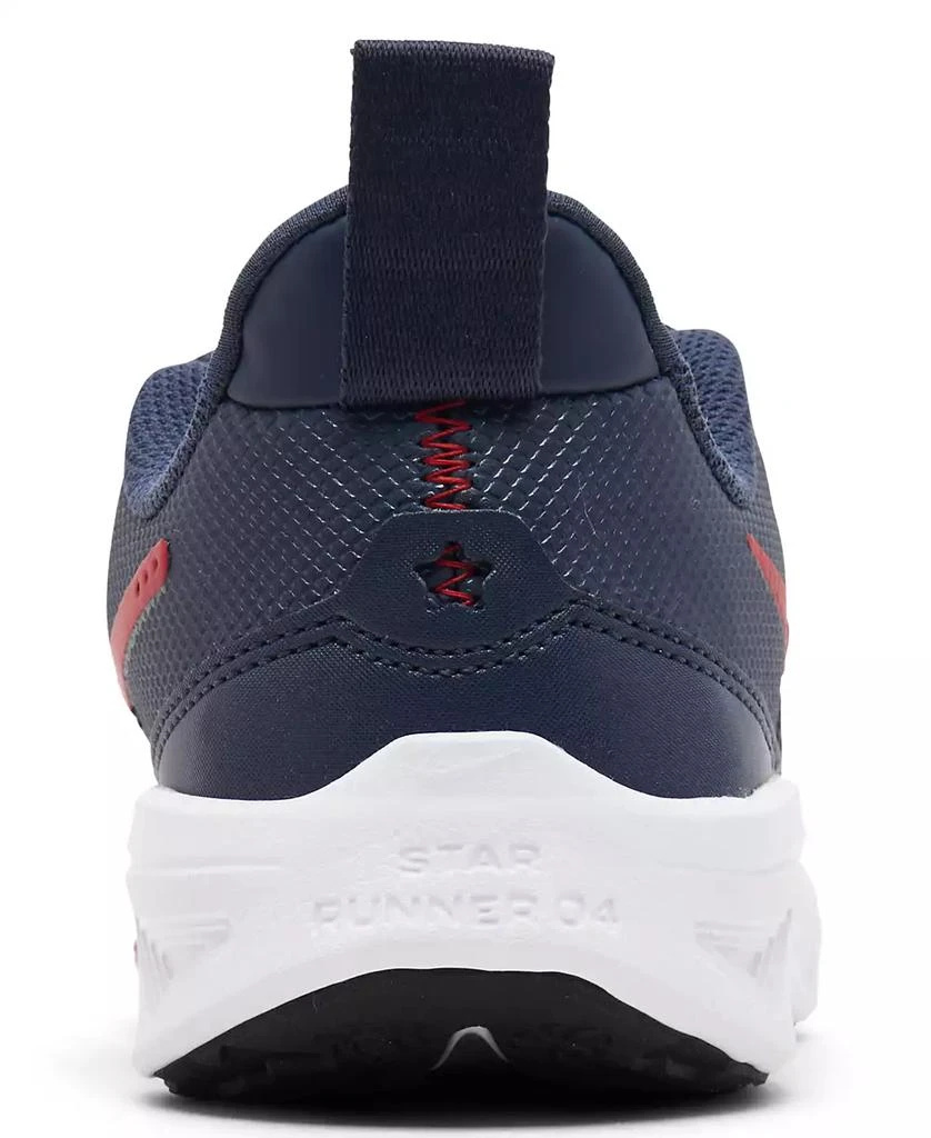 商品NIKE|Little Kids Star Runner 4 Casual Sneakers from Finish Line,价格¥186,第4张图片详细描述