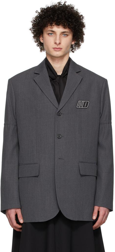 商品We11done|Grey Wool Blazer,价格¥9140,第1张图片