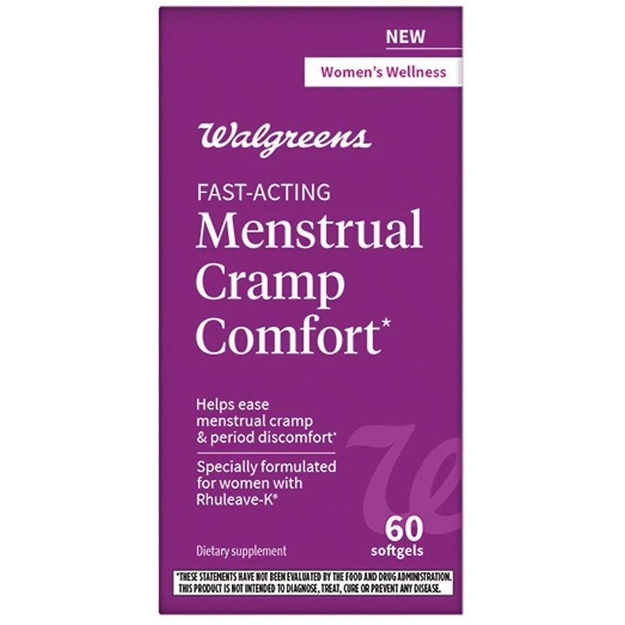 商品Walgreens|Fast Acting Menstrual Cramp Comfort (30 days),价格¥147,第2张图片详细描述