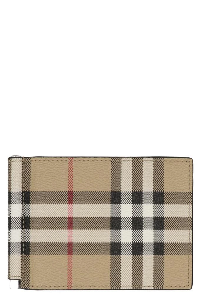 商品Burberry|Burberry Vintage Check Print Wallet,价格¥2117,第1张图片