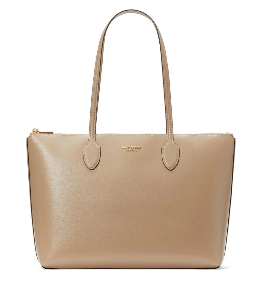 商品Kate Spade|Bleecker Saffiano Leather Large Zip Top Tote,价格¥2395,第1张图片