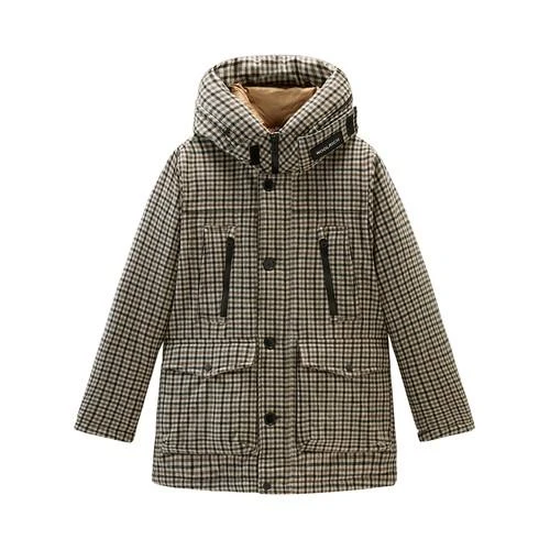 商品Woolrich|【特惠8.7折】包邮包税【预售7天发货】 WOOLRICH 男士 大衣 羊毛北极风雪大衣  WOOWSB93WHT,价格¥8210,第1张图片