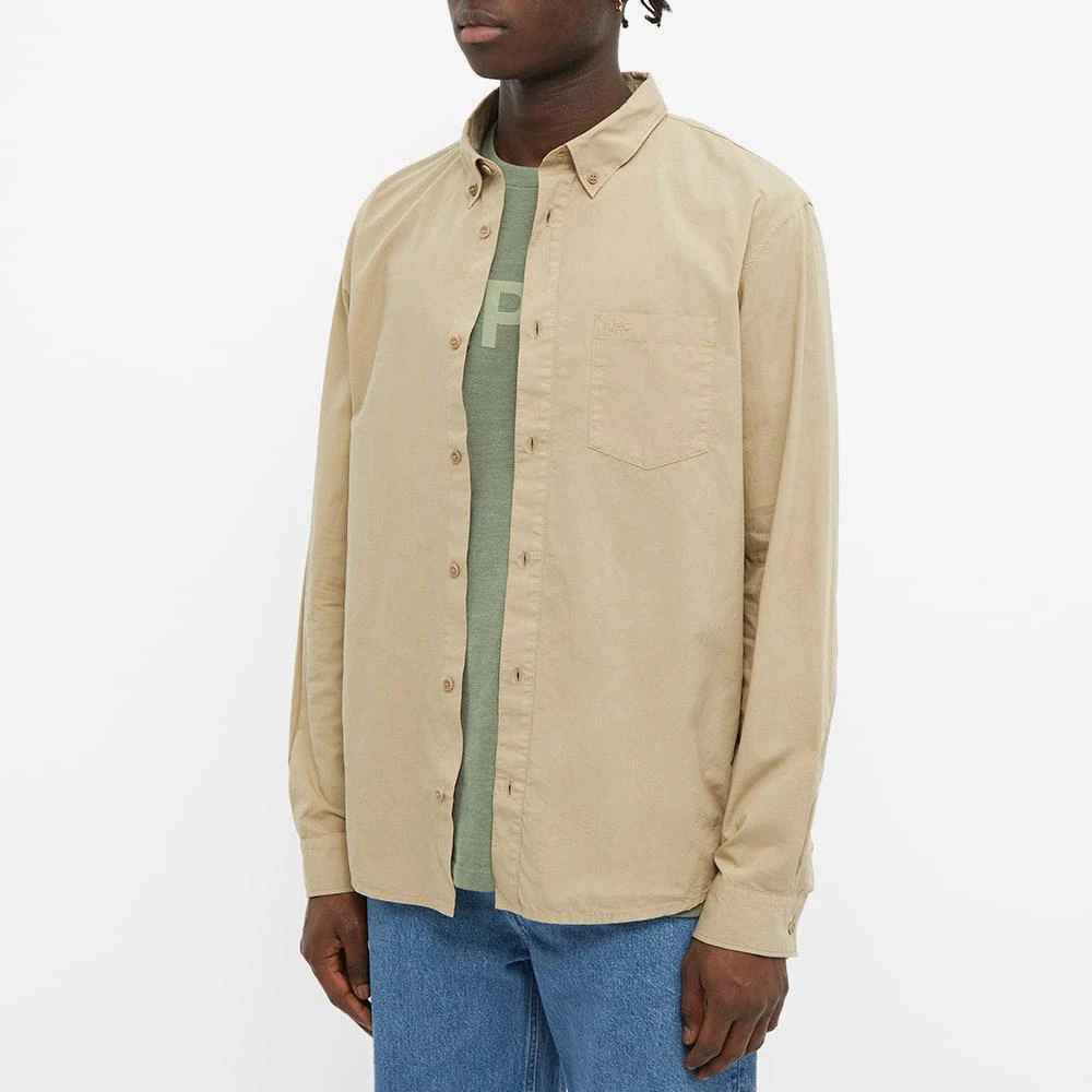 商品A.P.C.|A.P.C. Edouard Button Down Logo Shirt,价格¥791,第2张图片详细描述