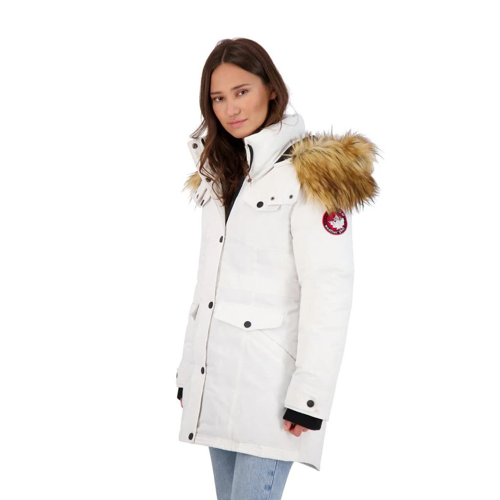 Canada Weather Gear Parka Coat for Women-Insulated Faux Fur Hooded Winter Jacket 商品