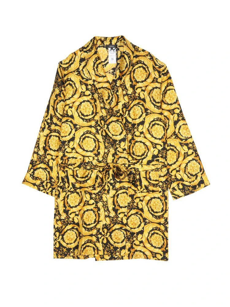 商品Versace|Versace Barocco Printed Dressing Gown,价格¥5437,第1张图片