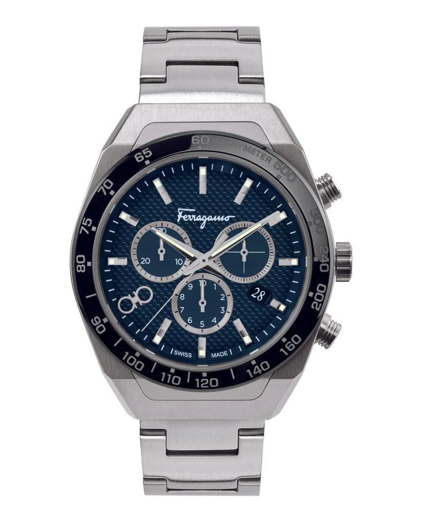 商品Salvatore Ferragamo|Ferragamo SLX Chronograph Watch,价格¥5320,第1张图片