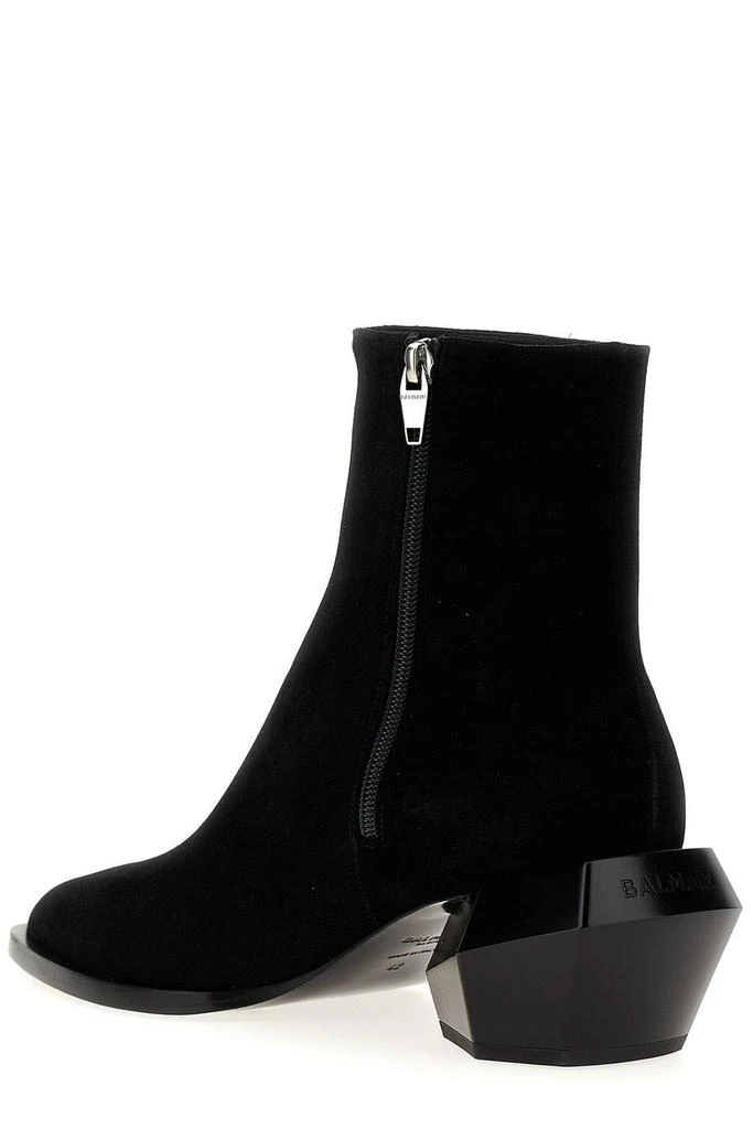 商品Balmain|Balmain Diamond Heel Billy Ankle Boots,价格¥6562,第2张图片详细描述