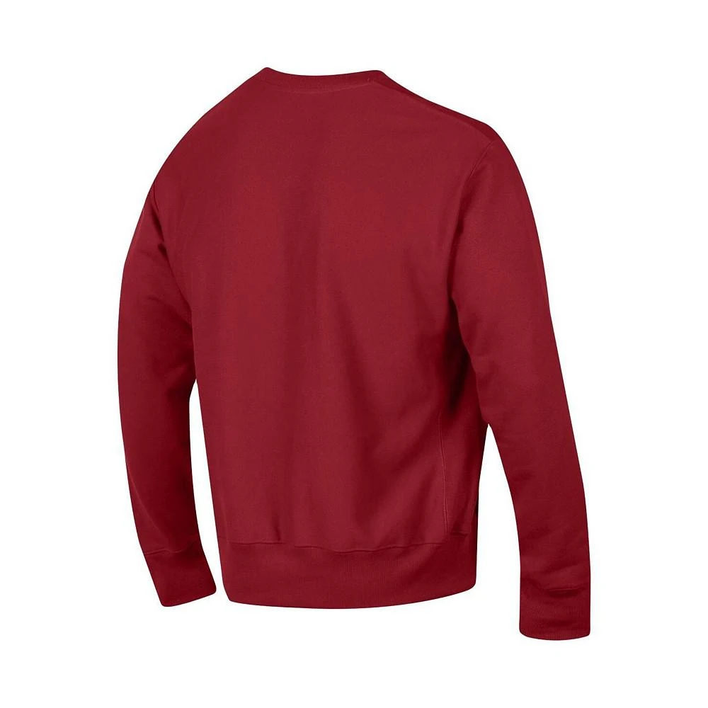 商品CHAMPION|Men's Crimson Alabama Crimson Tide Vault Logo Reverse Weave Pullover Sweatshirt,价格¥553,第3张图片详细描述