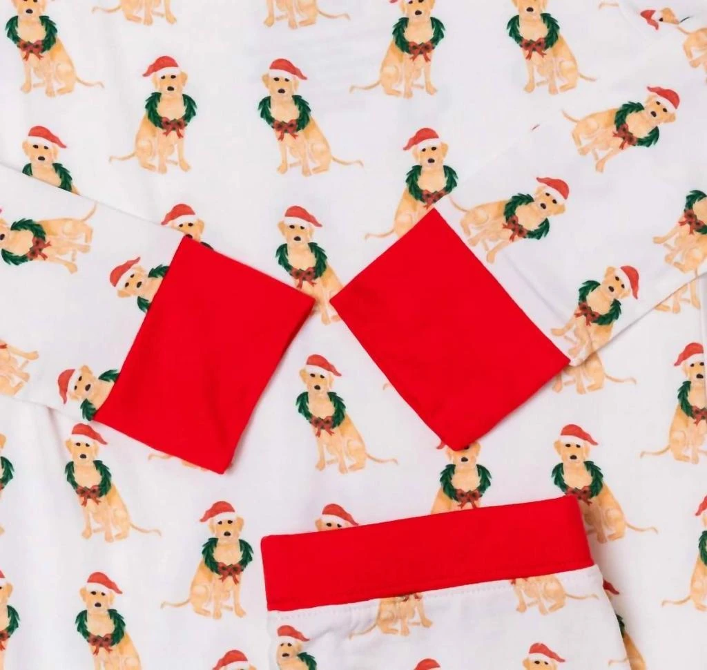 商品Uptown Baby|Uptown Baby - Kids' Holiday Dogs 2 Piece Pajama Set,价格¥355,第2张图片详细描述