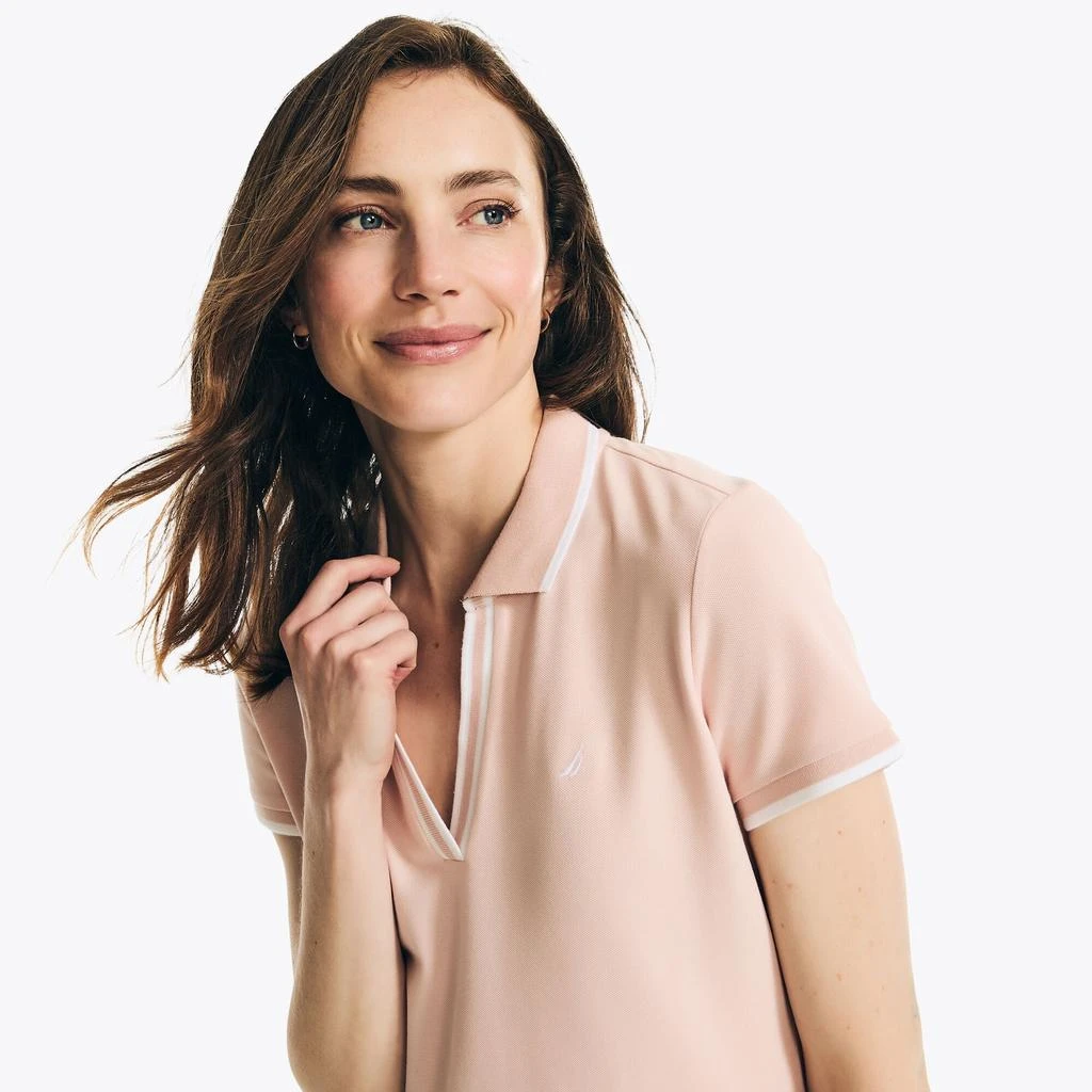 商品Nautica|Womens Sustainably Crafted Ocean Polo Dress,价格¥318,第2张图片详细描述