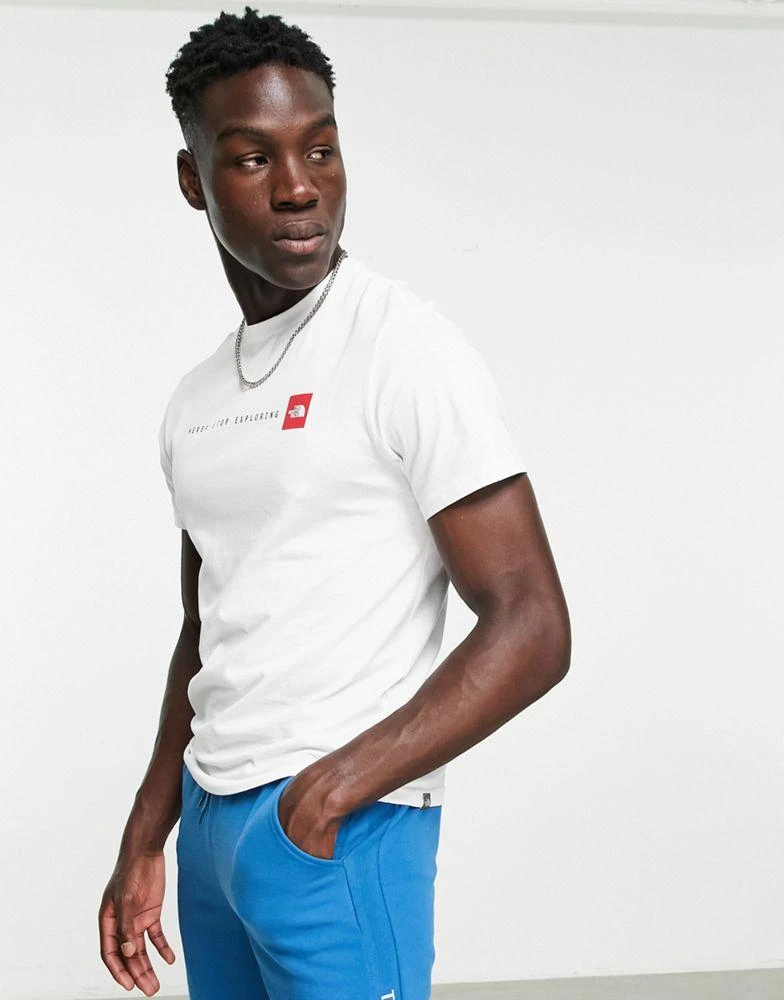 商品The North Face|The North Face Never Stop Exploring t-shirt in white,价格¥189,第1张图片