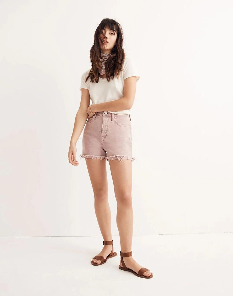 商品Madewell|High-Rise Denim Shorts: Garment-Dyed Edition,价格¥317,第1张图片